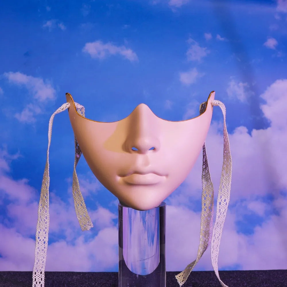 Masquerade Half Face Mask for Women Men Cosplay Halloween Eyemask Costume Decoration Masquerade Eye Cover Mouth Cover