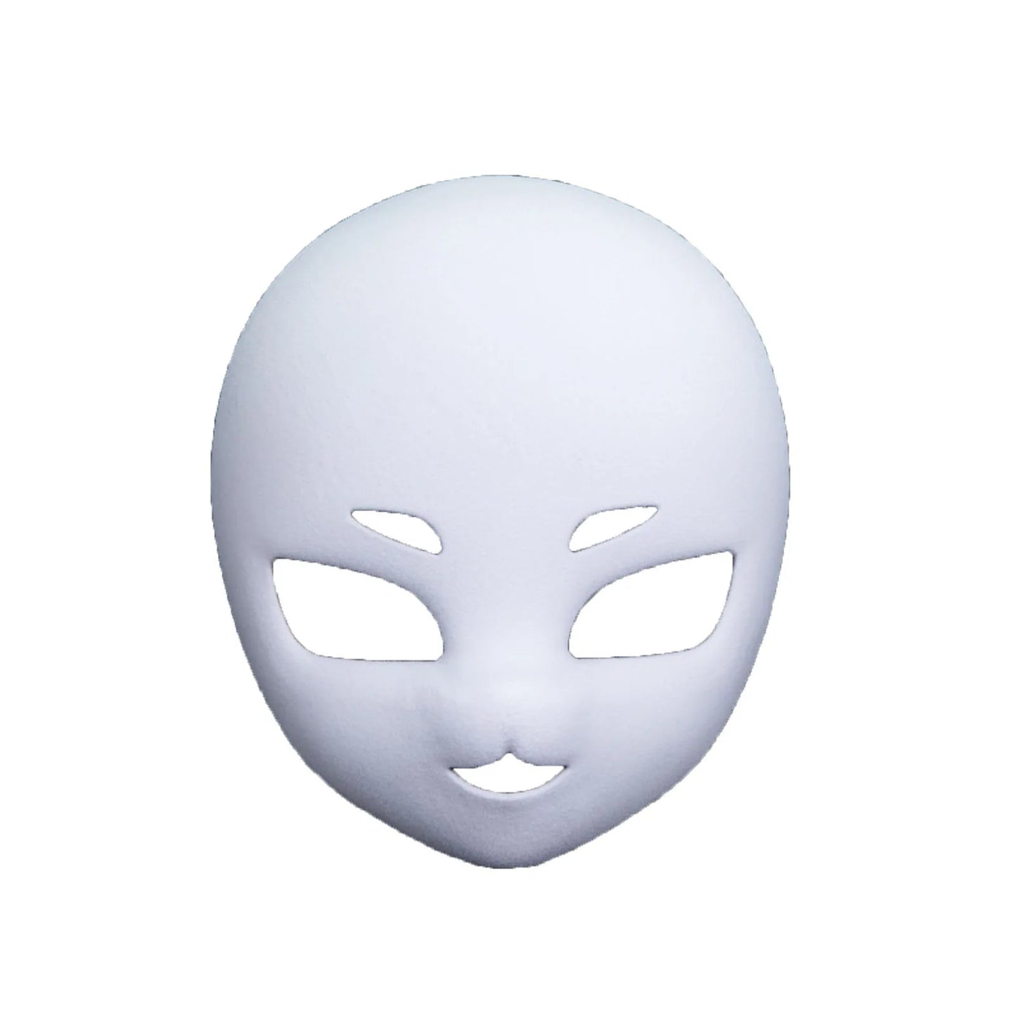 DIY Full Face Masks Blank White Art Paintable Mask DIY Costume Accessory Halloween Cosplay Themed Party Masquerade Props