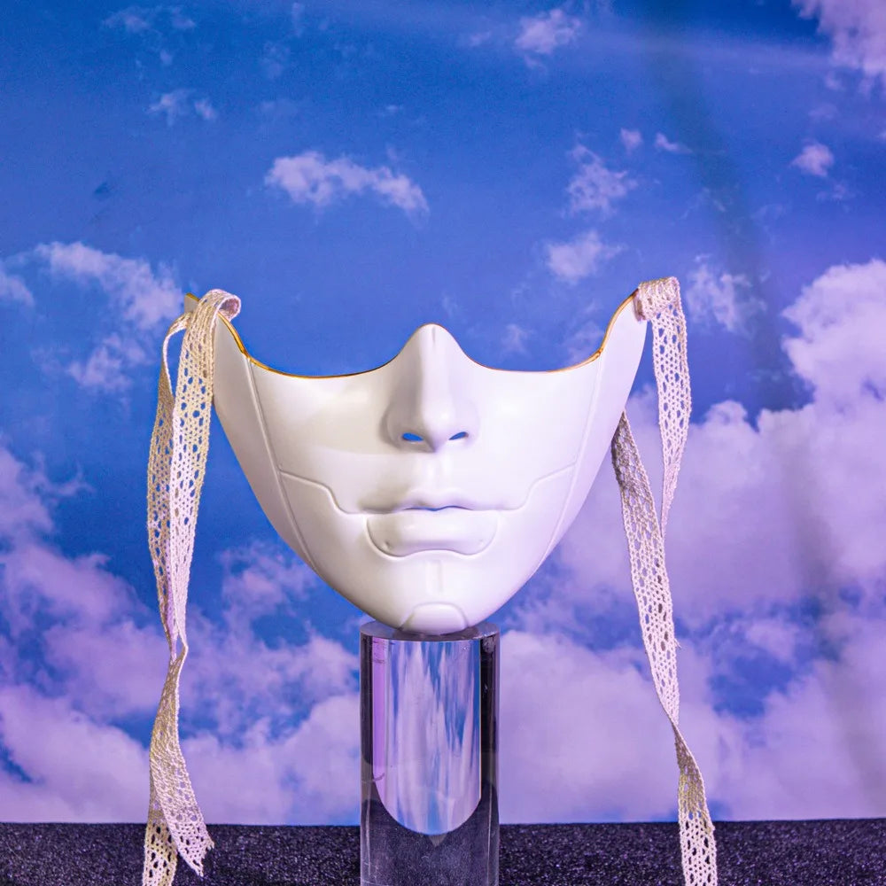 Masquerade Half Face Mask for Women Men Cosplay Halloween Eyemask Costume Decoration Masquerade Eye Cover Mouth Cover