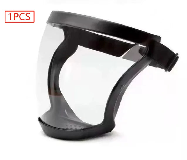 Full Face Shield Mask Transparent Head Eye Safety Protective Cover Glasses Screen Visors Dustproof Wind Proof Anti-Fog Goggles