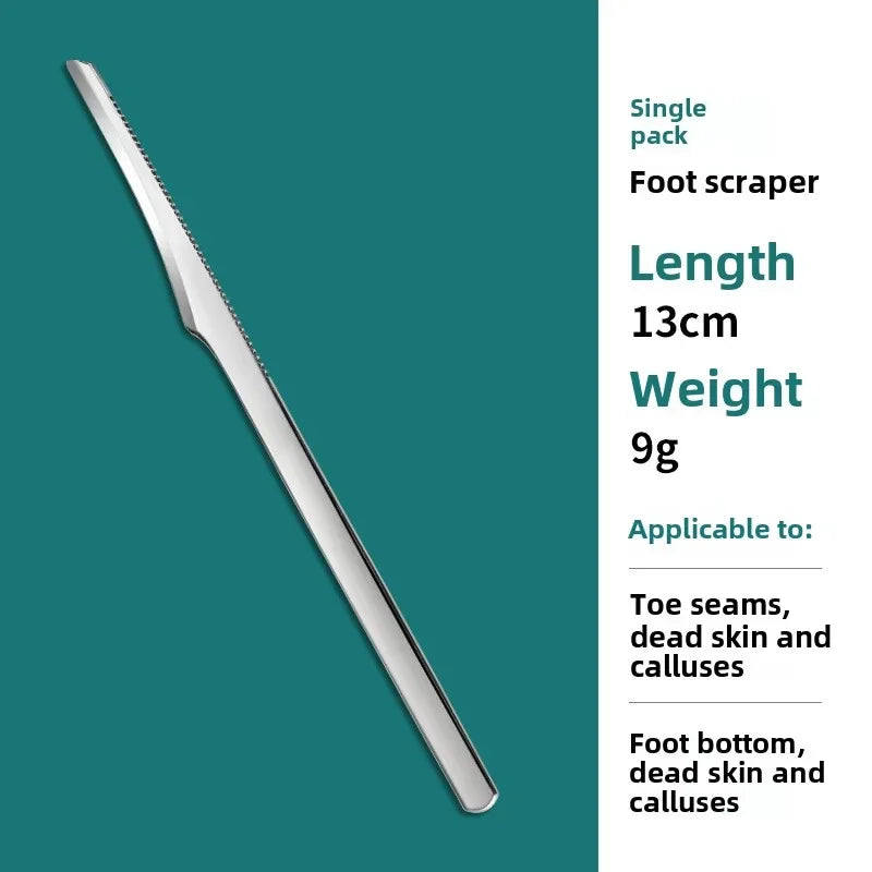 1Pc Pedicure Knife Tools Kits Professional Stainless Steel Foot Scrubber Dead Skin Remover Foot Scraper Knife Foot Care Tool New