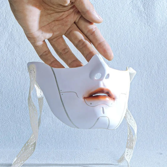 Masquerade Half Face Mask for Women Men Cosplay Halloween Eyemask Costume Decoration Masquerade Eye Cover Mouth Cover