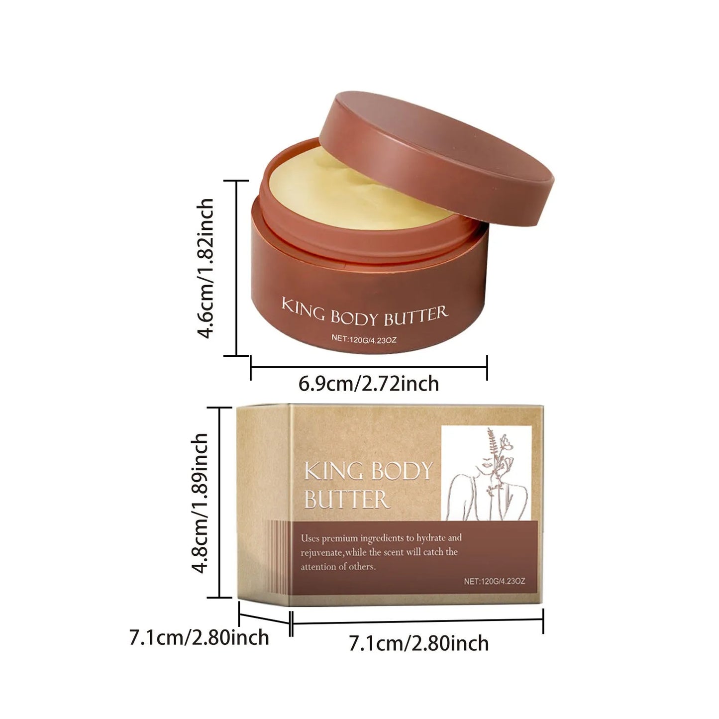 Organic Cologned Body Butter - Warm Scent, Body Butter,  Body Butter For Men,  Cologne Body Butter