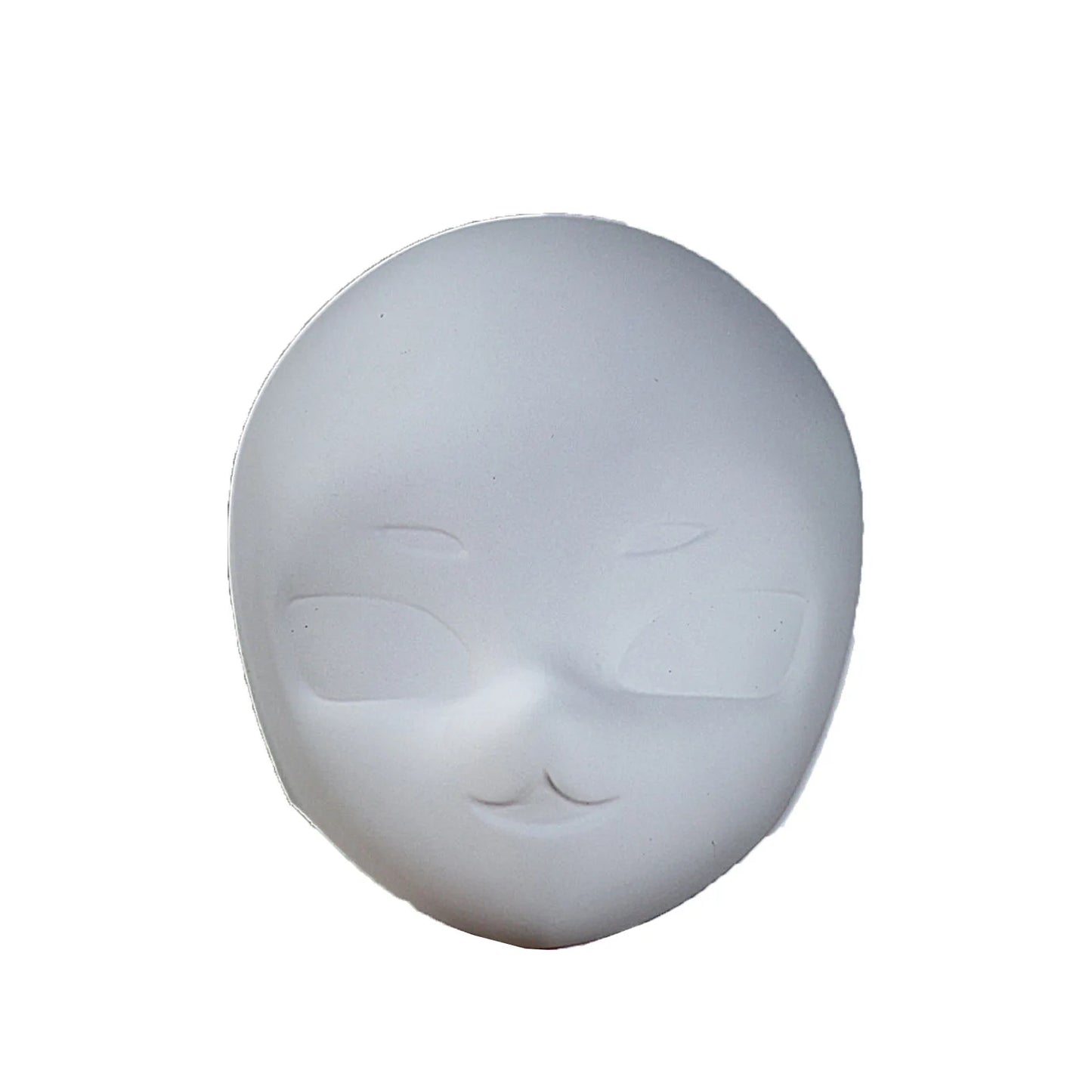 DIY Full Face Masks Blank White Art Paintable Mask DIY Costume Accessory Halloween Cosplay Themed Party Masquerade Props