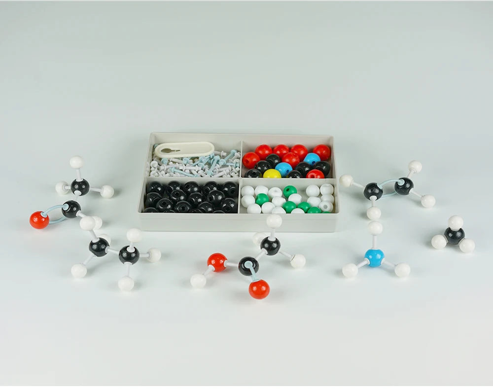 Organic Molecular Models Set (122 PCS) Molecular Models Kit with Atoms, Bonds, Organic Inorganic Chemistry Model