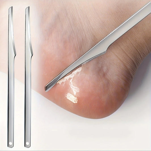 1/2/3/6 pcs Pedicure Knife Tools Kits, Professional Stainless Steel Foot Scrubber Dead Skin Remover,6 Pcs Foot Scraper Knife