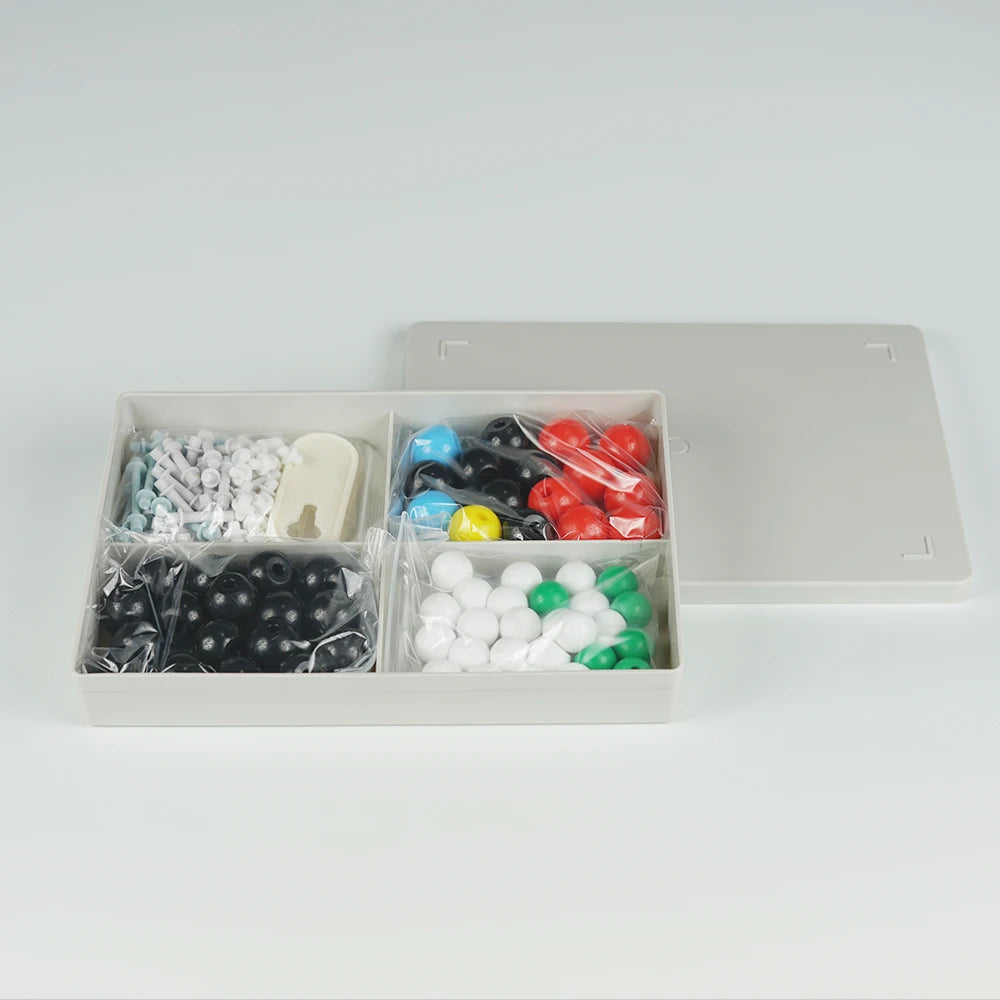 Organic Molecular Models Set (122 PCS) Molecular Models Kit with Atoms, Bonds, Organic Inorganic Chemistry Model