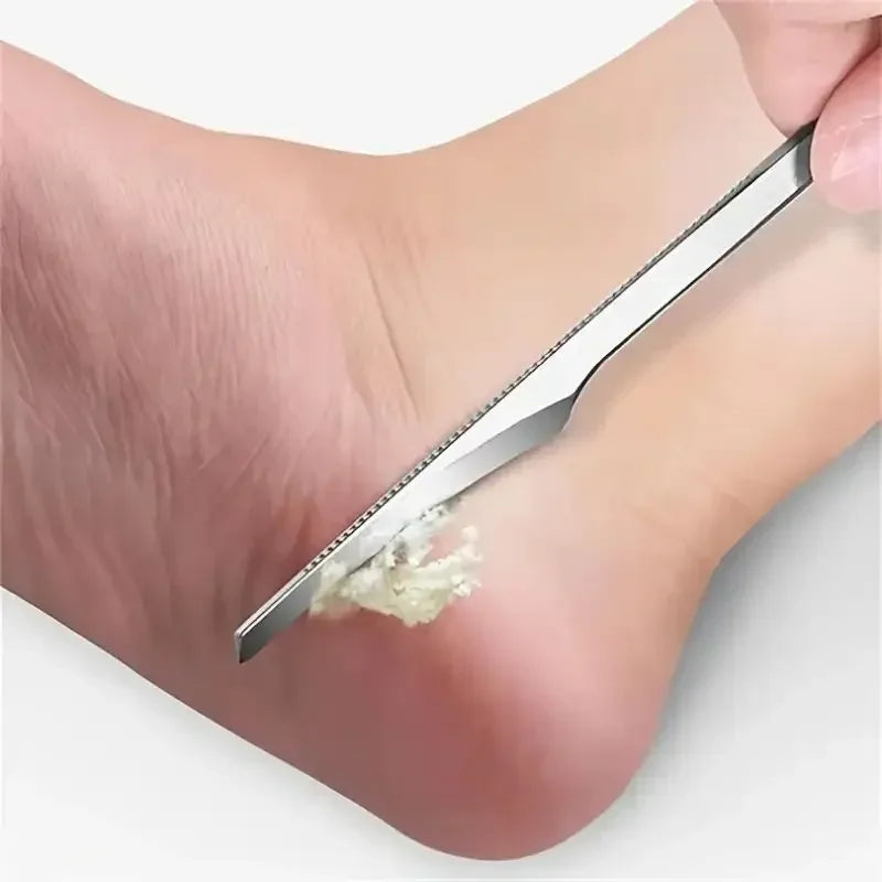 1Pc Pedicure Knife Tools Kits Professional Stainless Steel Foot Scrubber Dead Skin Remover Foot Scraper Knife Foot Care Tool New