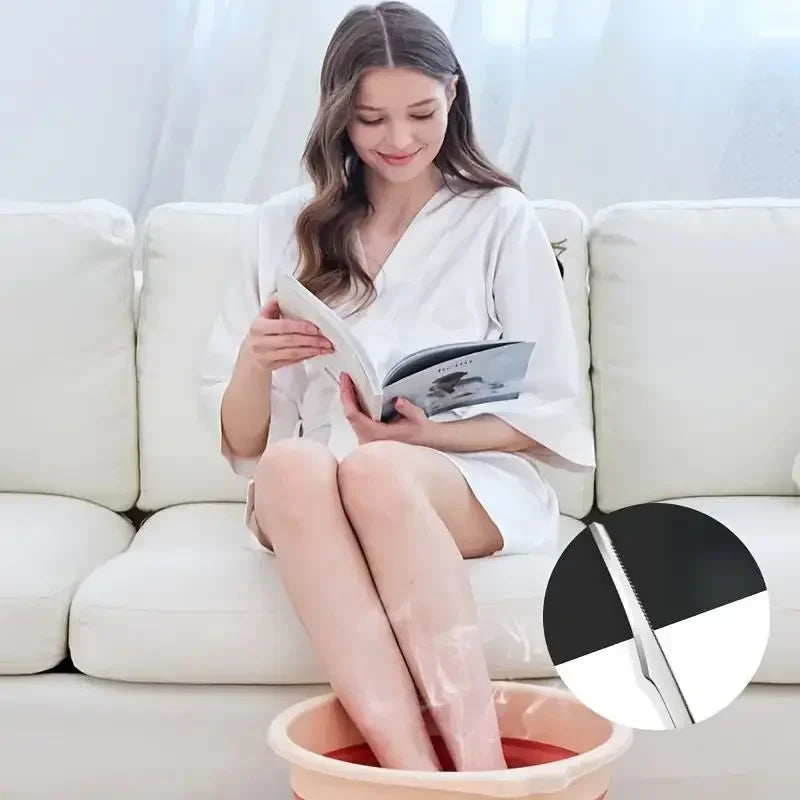 1Pc Pedicure Knife Tools Kits Professional Stainless Steel Foot Scrubber Dead Skin Remover Foot Scraper Knife Foot Care Tool New
