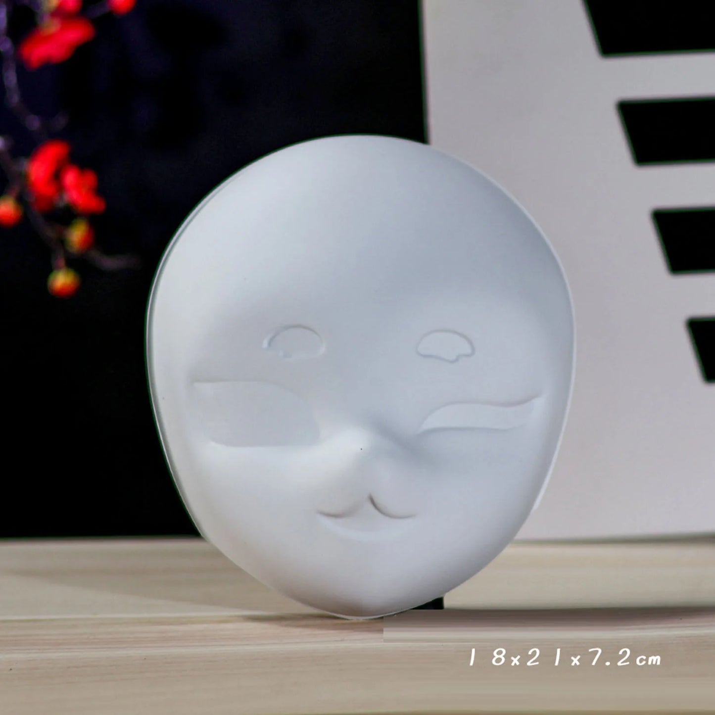DIY Full Face Masks Blank White Art Paintable Mask DIY Costume Accessory Halloween Cosplay Themed Party Masquerade Props