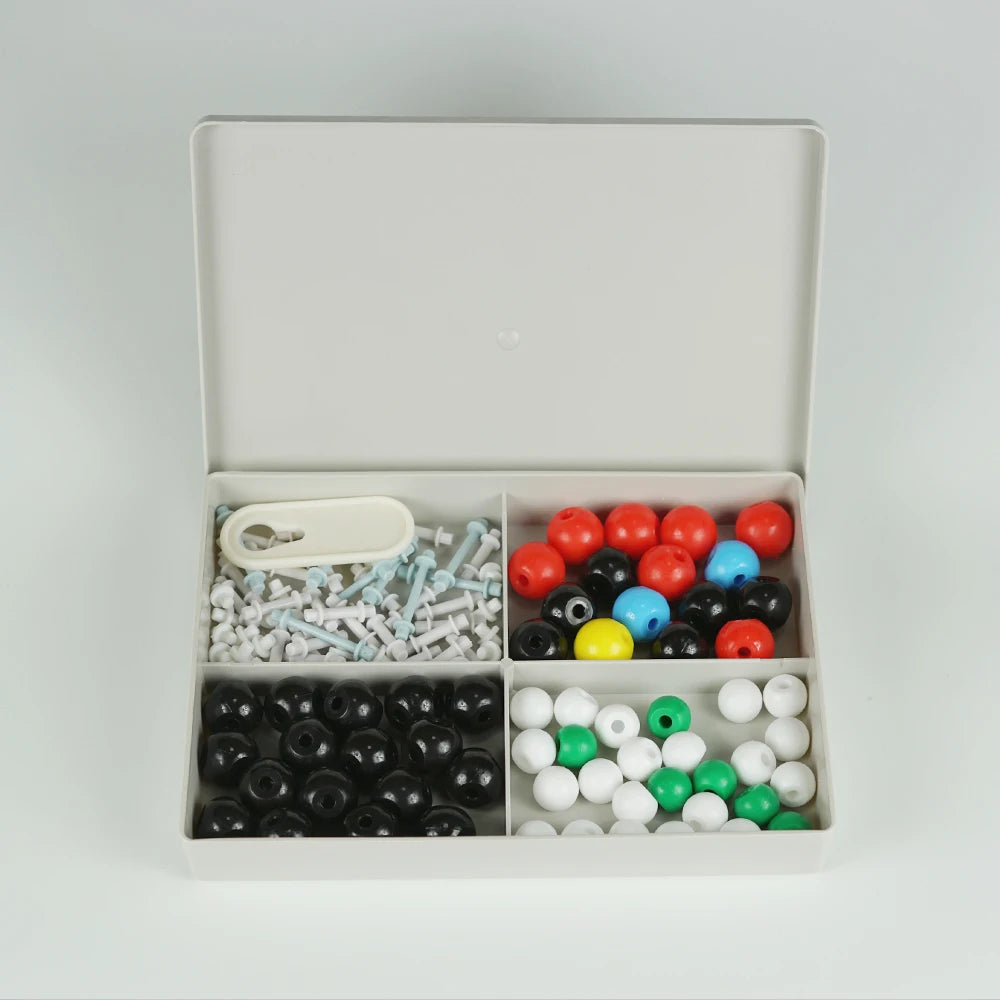 Organic Molecular Models Set (122 PCS) Molecular Models Kit with Atoms, Bonds, Organic Inorganic Chemistry Model