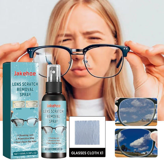 Glasses Lens Cleaner Repairs Small Scratches And Abrasions Effectively Cleans Dirt Restores Lens Smoothness Makes Vision Clearer