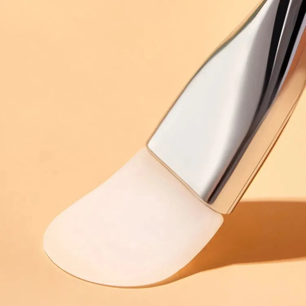 Skincare Tools Double Head Silicone Facial Mask Brush Daub Type Beauty Tool Face Cleaning Brush Dual-Use DIY Film Mud Film Brush