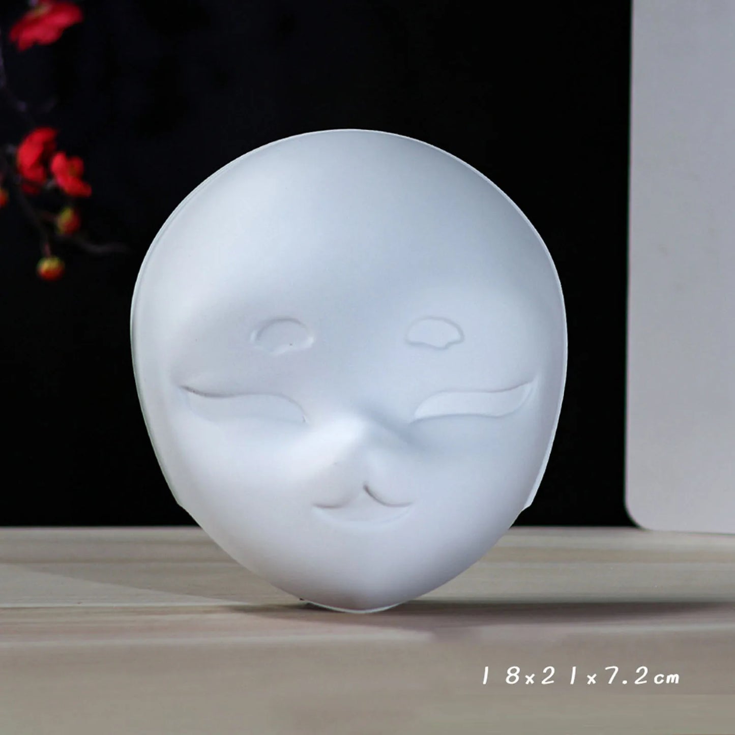 DIY Full Face Masks Blank White Art Paintable Mask DIY Costume Accessory Halloween Cosplay Themed Party Masquerade Props
