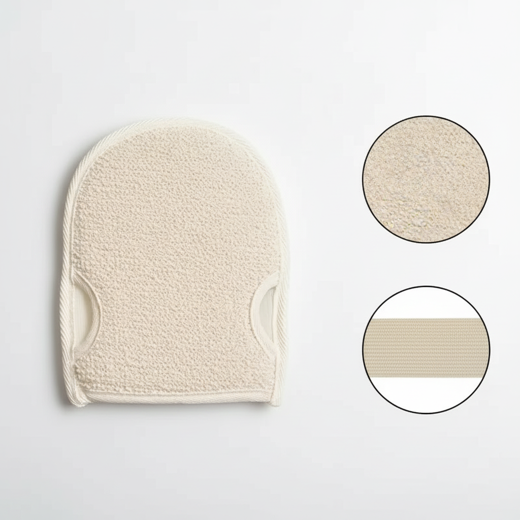 Flat lay with texture callouts