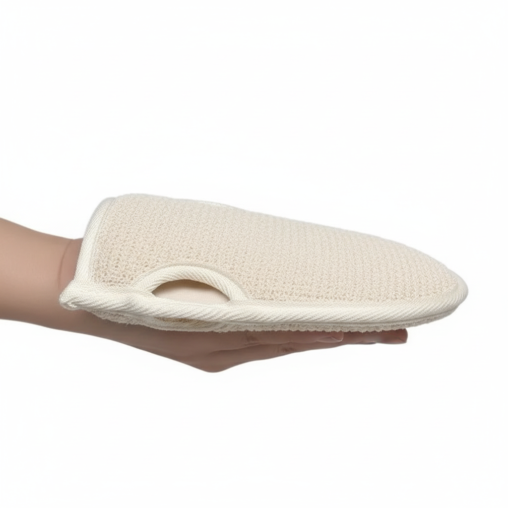 Hand with glove side angle