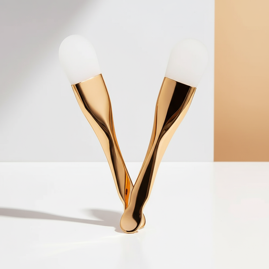 Premium brushes standing upright