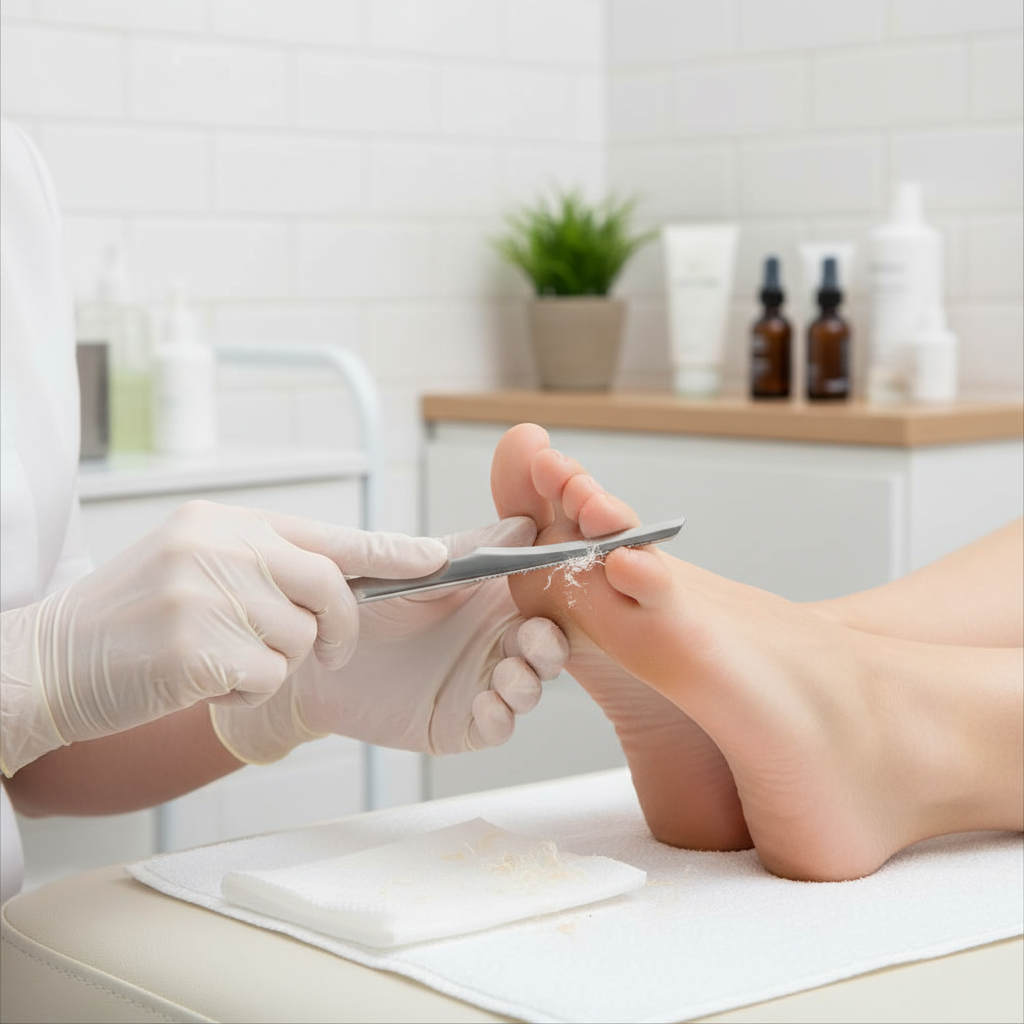 Professional use on ball of foot